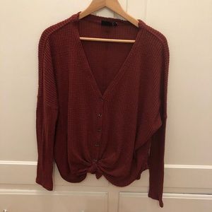 Urban Outfitters rust sweater